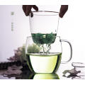 Hitzebeständigkeit Klarglas Teetasse mit Infusion und Deckel